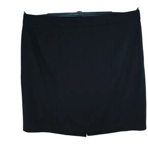 Talbots Black Stretch Pencil Skirt Classic Fit Lined Career Office Skirt 24W